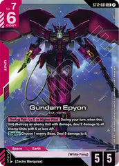 Gundam Epyon - ST12-001 - LEGEND RARE - Starter Deck 12: Raging Onslaught