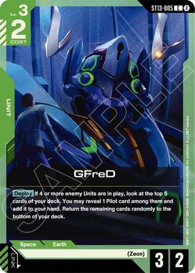 GFreD - ST13-005 - COMMON - Starter Deck 13: Silent Barrage