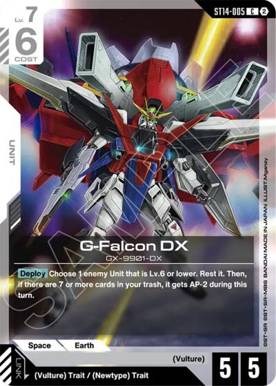 G-Falcon DX - ST14-005 - COMMON - Starter Deck 14: Heavy Dominion