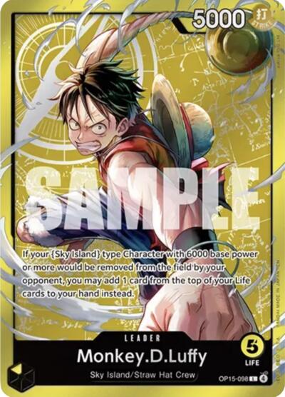 Monkey.D.Luffy (Luffy Deck) - OP15-098 - Leader - Set Sail Deck Set