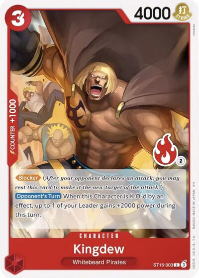 Kingdew (Ace Deck) - ST15-003 - Common - Set Sail Deck Set