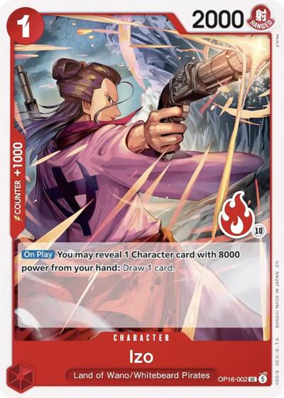 Izo (Ace Deck) - OP16-002 - Uncommon - Set Sail Deck Set
