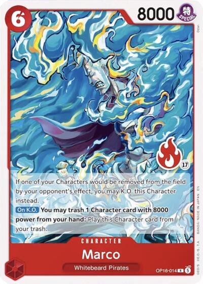 Marco (Ace Deck) - OP16-014 - Rare - Set Sail Deck Set