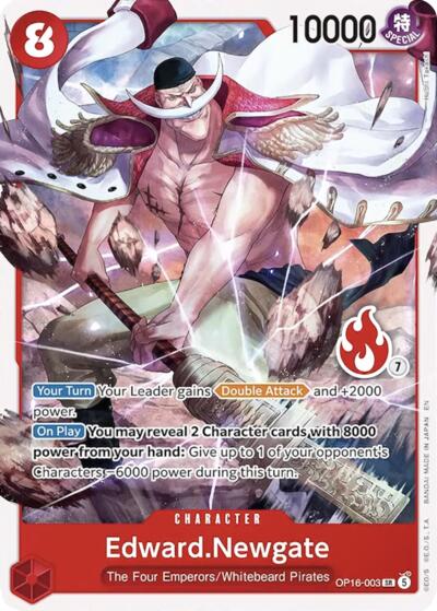 Edward.Newgate (Ace Deck) - OP16-003 - Super Rare - Set Sail Deck Set