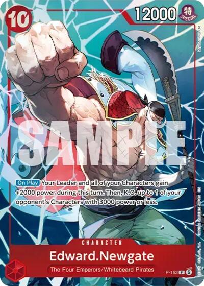 Edward.Newgate - P-152 - Promo (Premium Card Collection -Flame-Flame Fruit Coliseum Edition-) - One Piece Promotion Cards