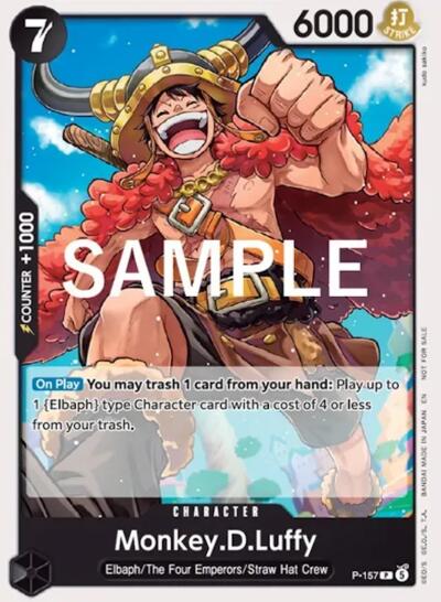 Monkey.D.Luffy - P-157 - Promo (Pirates Party 2026 Vol. 3) - One Piece Promotion Cards