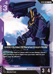 Unicorn Gundam 02 Banshee (Unicorn Mode) (ST11-ST14 Release Event) - ST12-009 - COMMON - Gundam Promotional Cards
