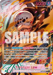Trafalgar Law (Flame-Flame Fruit Coliseum) - OP10-022 - Leader - One Piece Promotion Cards