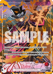 Sabo (Flame-Flame Fruit Coliseum) - OP13-004 - Leader - One Piece Promotion Cards