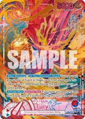 Lucy (Flame-Flame Fruit Coliseum) - OP15-002 - Leader - One Piece Promotion Cards