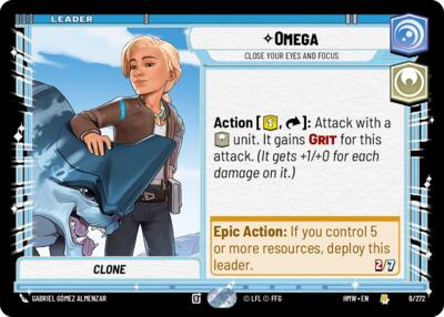 Omega - Close Your Eyes and Focus - 6/272 - Rare - Homeworlds