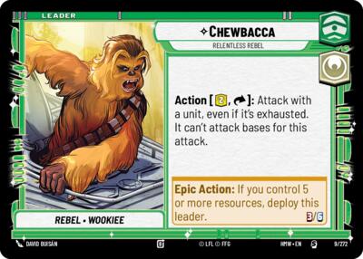 Chewbacca - Relentless Rebel - 9/272 - Special - Homeworlds