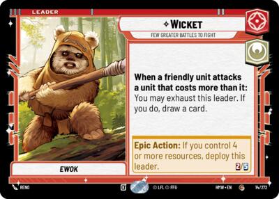 Wicket - Few Greater Battles to Fight - 14/272 - Common - Homeworlds