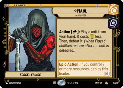 Maul - Old Master - 16/272 - Rare - Homeworlds