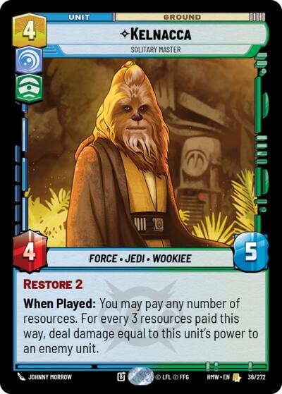 Kelnacca - Solitary Master - 36/272 - Rare - Homeworlds