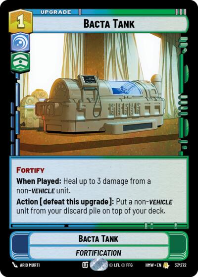 Bacta Tank - 37/272 - Rare - Homeworlds