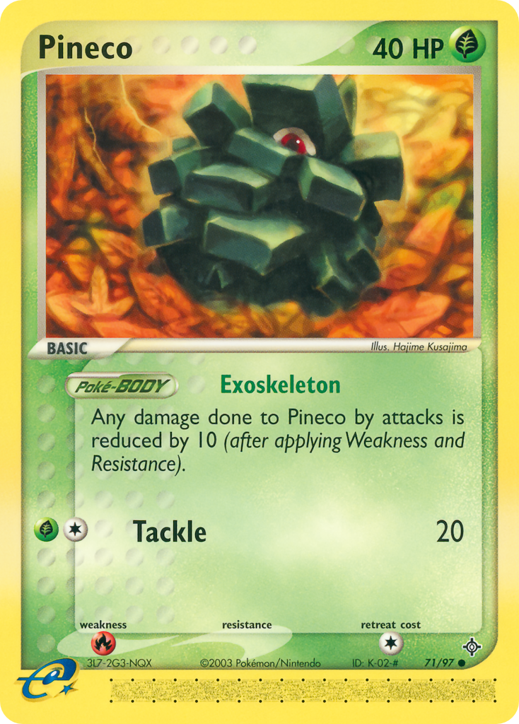 Pineco - 71/97 - Dragon