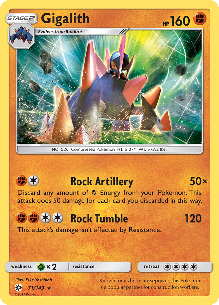 Gigalith - 071/149 - Sun & Moon