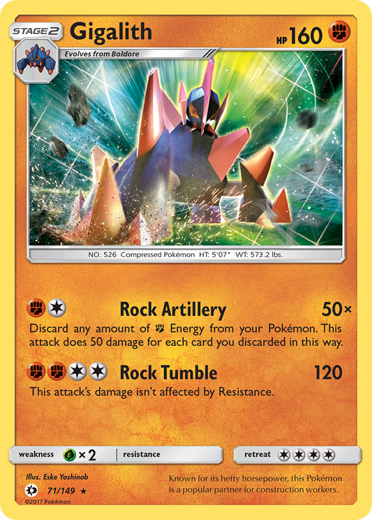 Gigalith - 071/149 - Sun & Moon