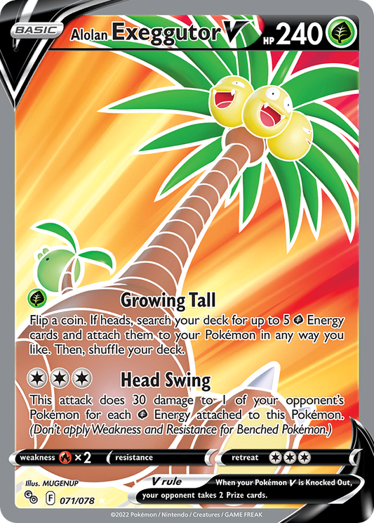 Alolan Exeggutor V - 71/78 - Pokémon GO