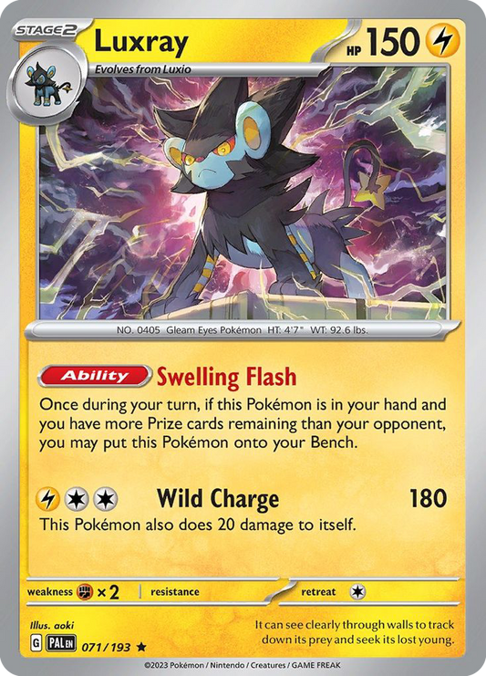 Luxray - 071/193 - Paldea Evolved