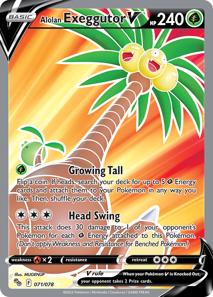 Alolan Exeggutor V - 71/78 - Pokémon GO