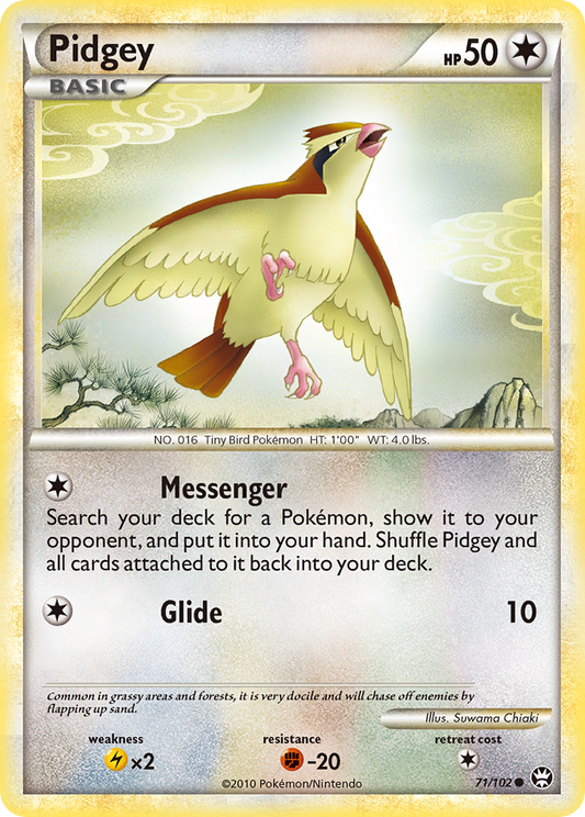 Pidgey - 071/102 - HS—Triumphant