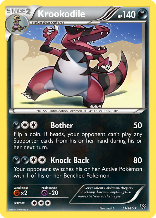 Krookodile - 071/146 - XY