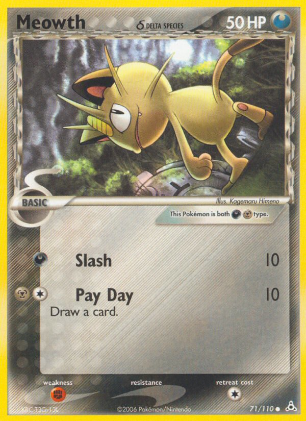 Meowth ? - 071/110 - Holon Phantoms