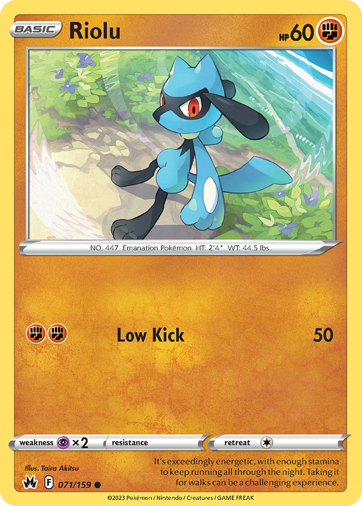 Riolu - 071/159 - Crown Zenith