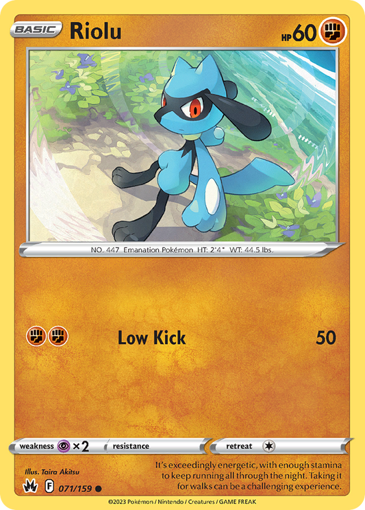 Riolu - 071/159 - Crown Zenith