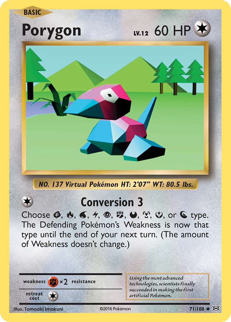 Porygon - 071/108 - Evolutions