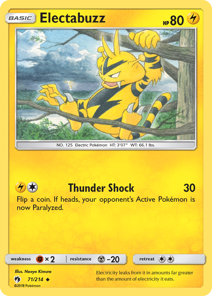 Electabuzz - 071/214 - Lost Thunder