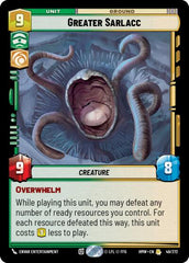 Greater Sarlacc - 49/272 - Rare - Homeworlds