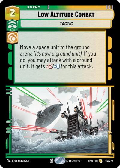 Low Altitude Combat - 50/272 - Rare - Homeworlds