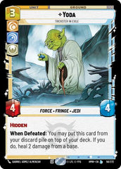 Yoda - Trickster in Exile - 56/272 - Legendary - Homeworlds