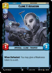 Clone X Assassin - 59/272 - Common - Homeworlds
