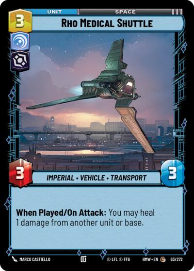 Rho Medical Shuttle - 63/272 - Common - Homeworlds