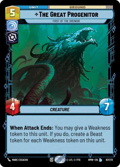 The Great Progenitor - First of the Drengir - 67/272 - Legendary - Homeworlds