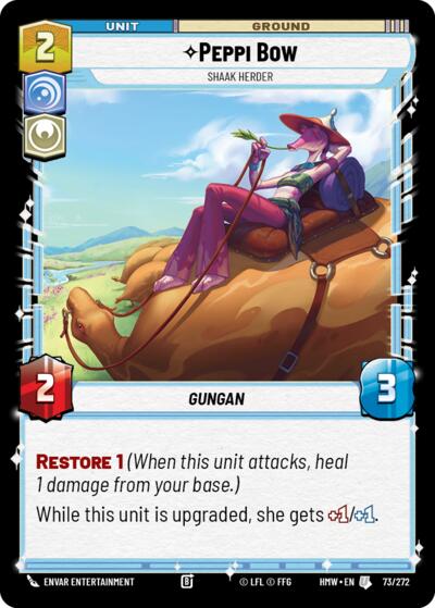 Peppi Bow - Shaak Herder - 73/272 - Uncommon - Homeworlds