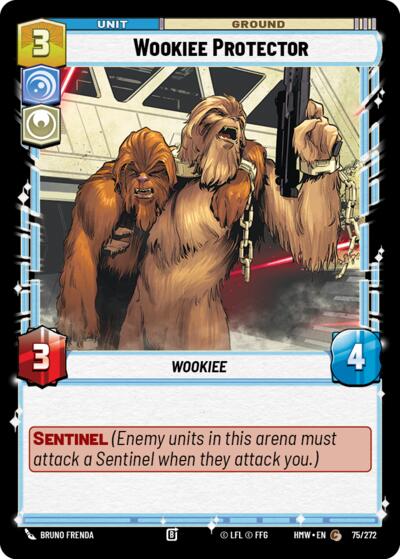 Wookiee Protector - 75/272 - Common - Homeworlds
