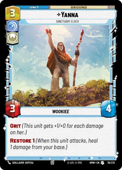 Yanna - Sanctuary Elder - 76/272 - Uncommon - Homeworlds