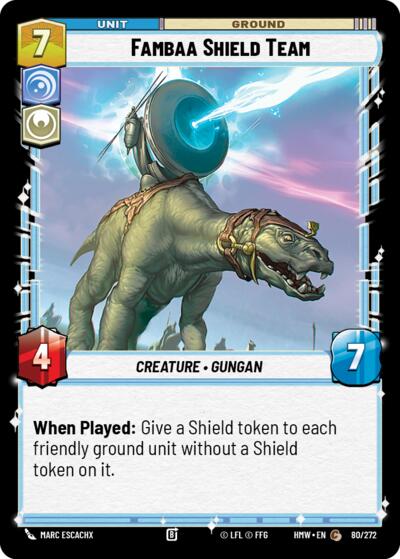 Fambaa Shield Team - 80/272 - Common - Homeworlds