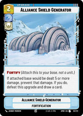 Alliance Shield Generator - 81/272 - Uncommon - Homeworlds