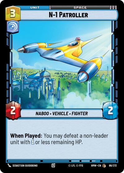 N-1 Patroller - 86/272 - Common - Homeworlds