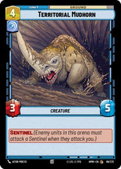 Territorial Mudhorn - 89/272 - Common - Homeworlds