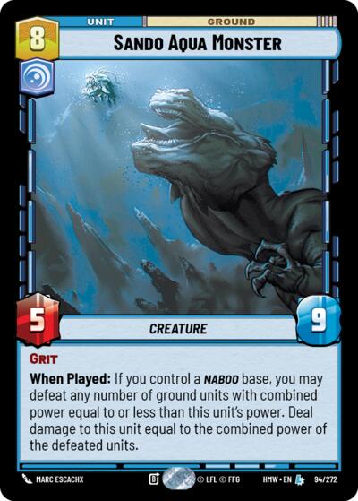 Sando Aqua Monster - 94/272 - Legendary - Homeworlds