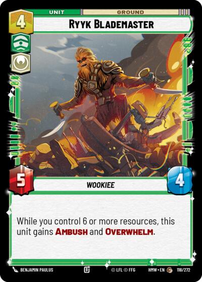 Ryyk Blademaster - 118/272 - Common - Homeworlds