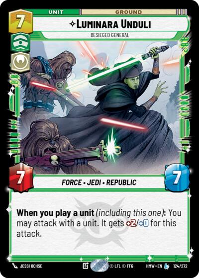 Luminara Unduli - Besieged General - 124/272 - Legendary - Homeworlds