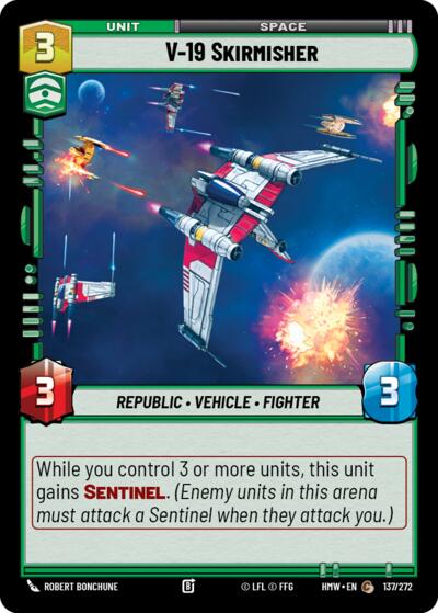V-19 Skirmisher - 137/272 - Common - Homeworlds